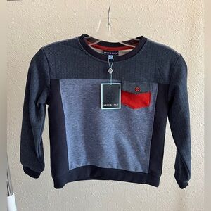 Andy & Evan Boys' Colourblock Crewneck Sweatshirt